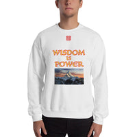 Unisex Sweatshirt "1032-0111 Wisdom Is Power (Red Logo)" - JCBTGlobal