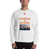 Unisex Sweatshirt "1032-0111 Wisdom Is Power (Red Logo)" - JCBTGlobal