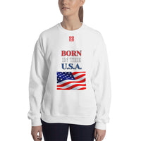 Unisex Sweatshirt "2032-0041 Born In The U.S.A. (Red Logo)" - JCBTGlobal