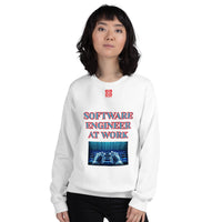 Unisex Sweatshirt "2032-0081 Software Engineer At Work (Red Logo)" - JCBTGlobal