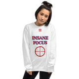 Unisex Sweatshirt "2032-0091 Insane Focus (Red Logo)" - JCBTGlobal