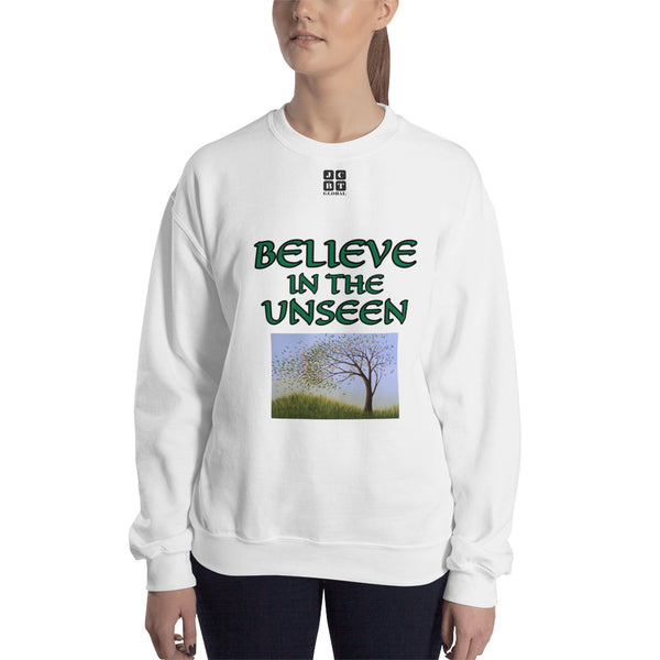 Unisex Sweatshirt "2032-0101 Believe In The Unseen (Black Logo)" - JCBTGlobal