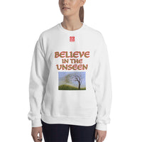 Unisex Sweatshirt "2032-0101 Believe In The Unseen (Red Logo)" - JCBTGlobal