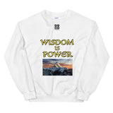 Unisex Sweatshirt "2032-0111 Wisdom Is Power (Black Logo)" - JCBTGlobal