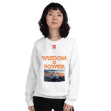 Unisex Sweatshirt "2032-0111 Wisdom Is Power (Red Logo)" - JCBTGlobal