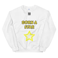 Unisex Sweatshirt "2032-0151 Born A Star (Black Logo)" - JCBTGlobal