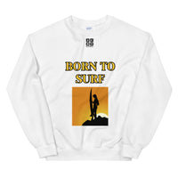 Unisex Sweatshirt "2031-0031 Born To Surf (Black Logo)" - JCBTGlobal