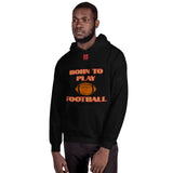 Unisex Hoodie "1041-0011 Born To Play Football (Red Logo)" - JCBTGlobal