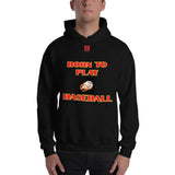 Unisex Hoodie "1041-0021 Born To Play Baseball (Red Logo)" - JCBTGlobal