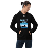 Unisex Hoodie "1041-0061 Born To Surf (White Logo)" - JCBTGlobal