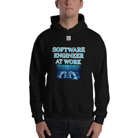 Unisex Hoodie "1042-0081 Software Engineer At Work (White Logo)" - JCBTGlobal