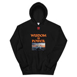 Unisex Hoodie "1042-0111 Wisdom Is Power (Red Logo)" - JCBTGlobal