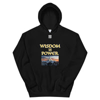 Unisex Hoodie "1042-0111 Wisdom Is Power (White Logo)" - JCBTGlobal