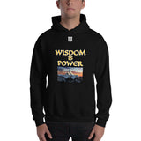 Unisex Hoodie "1042-0111 Wisdom Is Power (White Logo)" - JCBTGlobal