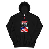 Unisex Hoodie "2042-0041 Born In The U.S.A. (Red Logo)" - JCBTGlobal