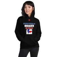 Unisex Hoodie "2042-0051 Everything Is Bigger In Texas (Red Logo)" - JCBTGlobal