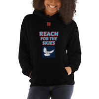 Unisex Hoodie "2042-0131 Reach For The Skies (Red Logo)" - JCBTGlobal