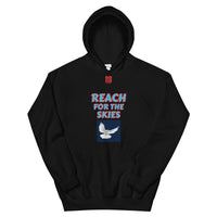 Unisex Hoodie "2042-0131 Reach For The Skies (Red Logo)" - JCBTGlobal