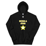 Unisex Hoodie "2042-0151 Born A Star (White Logo)" - JCBTGlobal