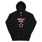 Unisex Hoodie "2042-0152 Born A Star (Red Logo)" - JCBTGlobal