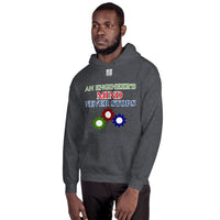 Unisex Hoodie "1042-0071 An Engineer's Mind Never Stops (White Logo)" - JCBTGlobal