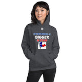 Unisex Hoodie "2042-0051 Everything Is Bigger In Texas (White Logo)" - JCBTGlobal