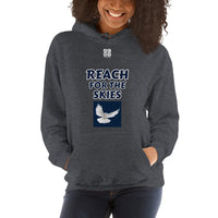 Unisex Hoodie "2042-0131 Reach For The Skies (White Logo)" - JCBTGlobal