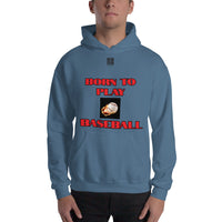 Unisex Hoodie "1041-0021 Born To Play Baseball (Black Logo)" - JCBTGlobal