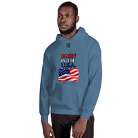 Unisex Hoodie "1042-0041 Born In The U.S.A. (Black Logo)" - JCBTGlobal