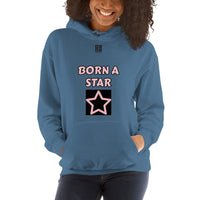 Unisex Hoodie "2042-0152 Born A Star (Black Logo)" - JCBTGlobal