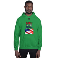 Unisex Hoodie "1042-0041 Born In The U.S.A. (Black Logo)" - JCBTGlobal