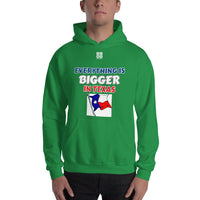 Unisex Hoodie "1042-0051 Everything Is Bigger In Texas (White Logo)" - JCBTGlobal