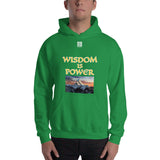 Unisex Hoodie "1042-0111 Wisdom Is Power (White Logo)" - JCBTGlobal