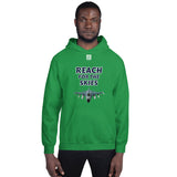 Unisex Hoodie "1042-0131 Reach For The Skies (White Logo)" - JCBTGlobal