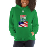 Unisex Hoodie "2042-0041 Born In The U.S.A. (White Logo)" - JCBTGlobal