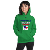 Unisex Hoodie "2042-0051 Everything Is Bigger In Texas (Black Logo)" - JCBTGlobal