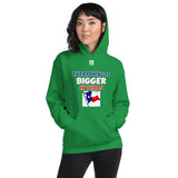 Unisex Hoodie "2042-0051 Everything Is Bigger In Texas (White Logo)" - JCBTGlobal