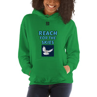 Unisex Hoodie "2042-0131 Reach For The Skies (Black Logo)" - JCBTGlobal