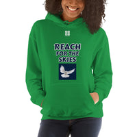 Unisex Hoodie "2042-0131 Reach For The Skies (White Logo)" - JCBTGlobal