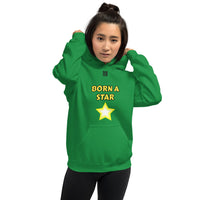 Unisex Hoodie "2042-0151 Born A Star (Black Logo)" - JCBTGlobal