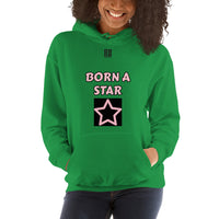 Unisex Hoodie "2042-0152 Born A Star (Black Logo)" - JCBTGlobal