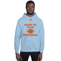 Unisex Hoodie "1041-0011 Born To Play Football (Red Logo)" - JCBTGlobal