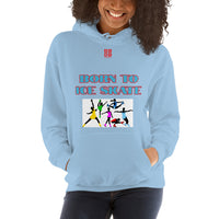 Unisex Hoodie "2041-0041 Born To Ice Skate (Red Logo)" - JCBTGlobal