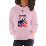 Unisex Hoodie "2042-0041 Born In The U.S.A. (Black Logo)" - JCBTGlobal