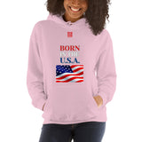 Unisex Hoodie "2042-0041 Born In The U.S.A. (Red Logo)" - JCBTGlobal