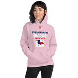 Unisex Hoodie "2042-0051 Everything Is Bigger In Texas (Red Logo)" - JCBTGlobal