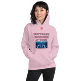 Unisex Hoodie "2042-0081 Software Engineer At Work (Red Logo)" - JCBTGlobal