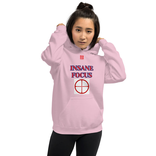 Unisex Hoodie "2042-0091 Insane Focus (Red Logo)" - JCBTGlobal