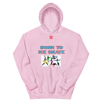 Unisex Hoodie "2041-0041 Born To Ice Skate (Red Logo)" - JCBTGlobal