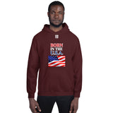 Unisex Hoodie "1042-0041 Born In The U.S.A. (White Logo)" - JCBTGlobal